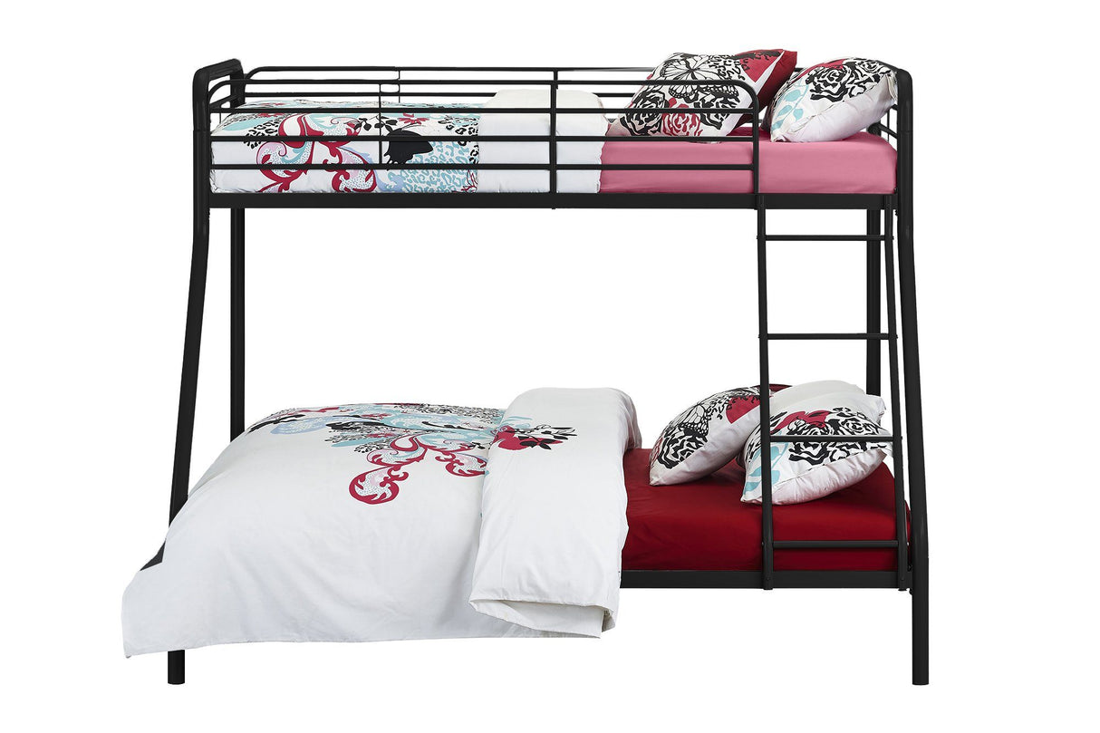 Dorel Home Single over Double Bunk Bed in Black