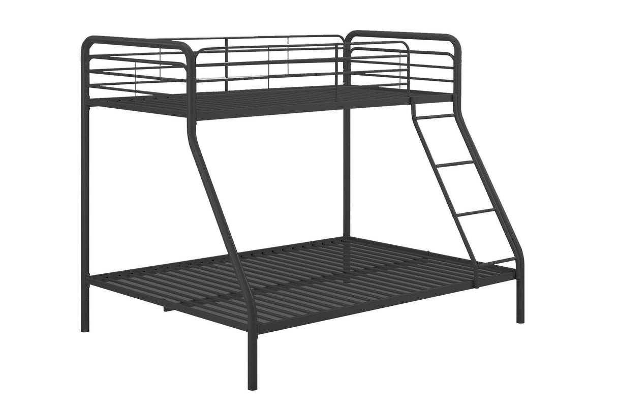 Dorel Home Single over Double Bunk Bed in Black