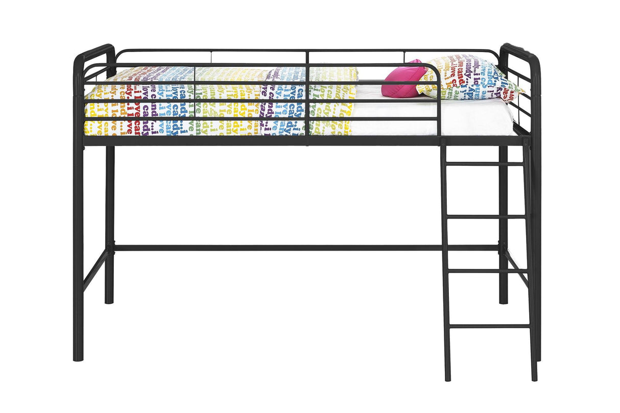 Dorel Home Single Midsleeper Bunk Bed in Black