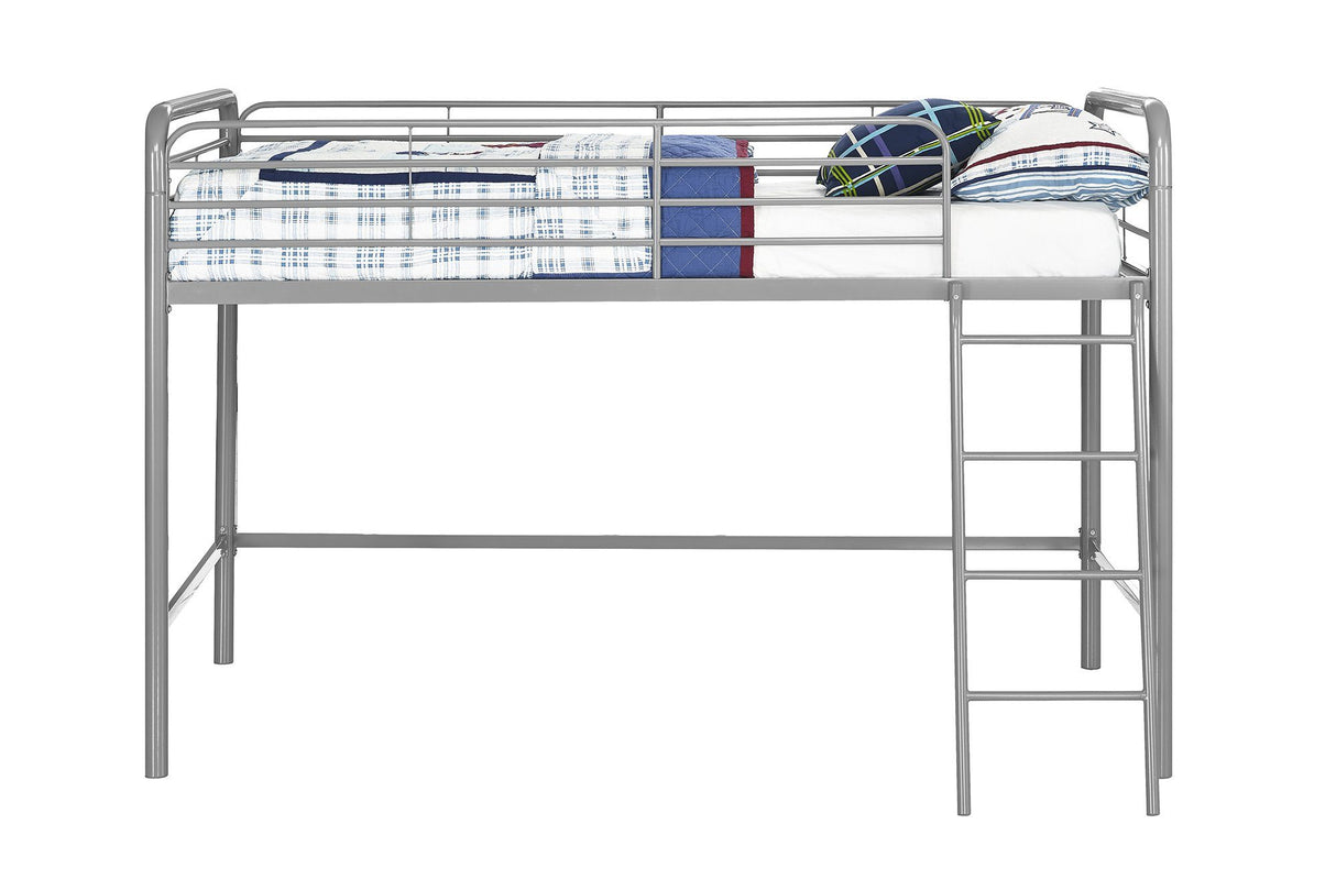 Dorel Home Single Midsleeper Bunk Bed in Grey