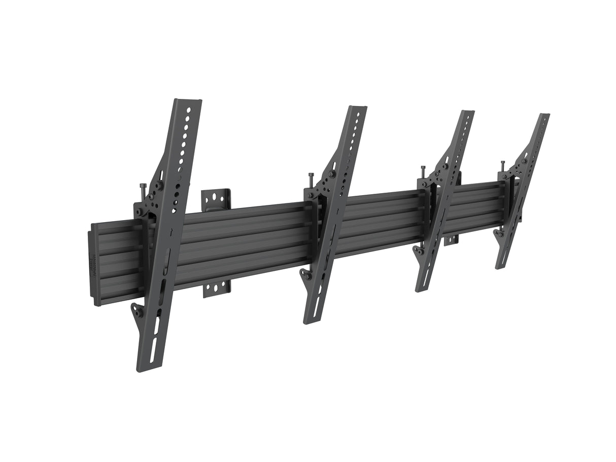 Multibrackets M Wallmount Pro MBW2U Tilt Black Twin Screen Wall Bracket