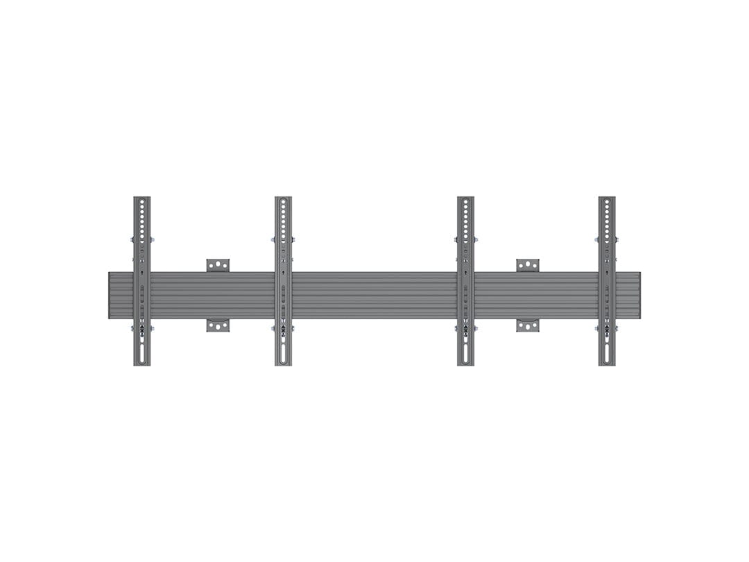 Multibrackets M Wallmount Pro MBW2U Tilt Black Twin Screen Wall Bracket