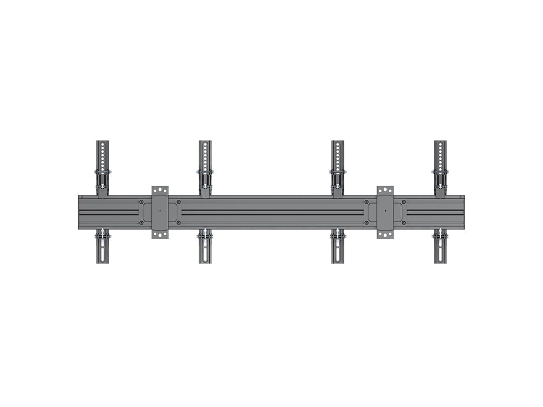 Multibrackets M Wallmount Pro MBW2U Tilt Black Twin Screen Wall Bracket