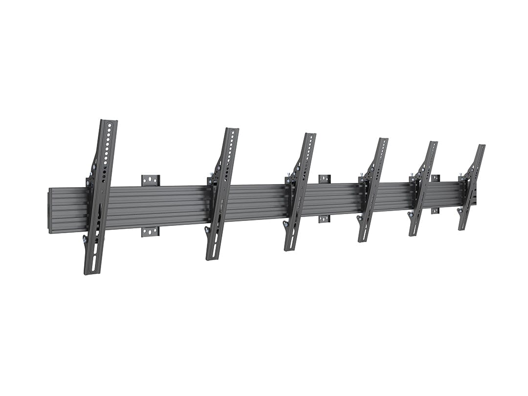 Multibrackets M Wallmount Pro MBW3U Tilt Black Triple Screen Wall Bracket