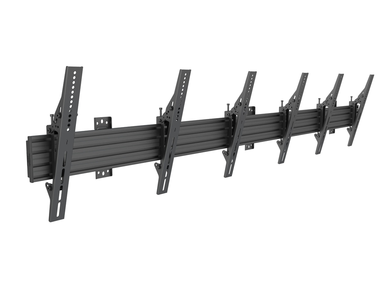 Multibrackets M Wallmount Pro MBW3U Tilt Black Triple Screen Wall Bracket