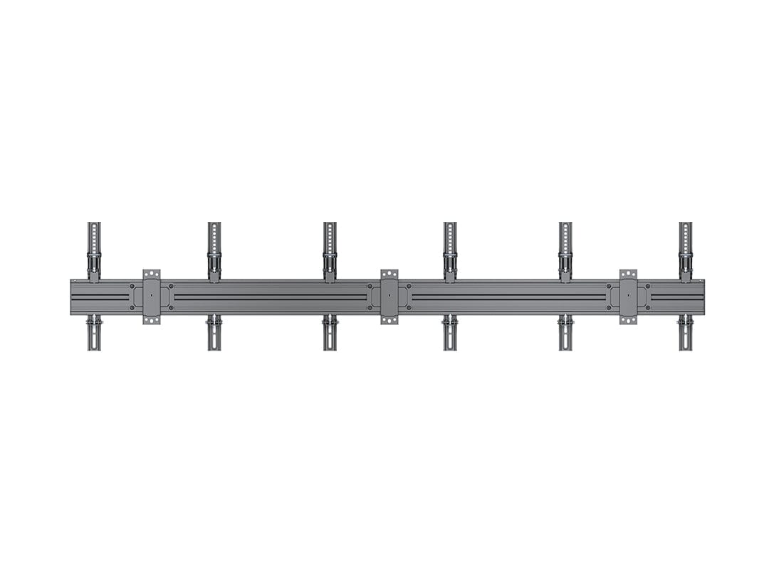 Multibrackets M Wallmount Pro MBW3U Tilt Black Triple Screen Wall Bracket