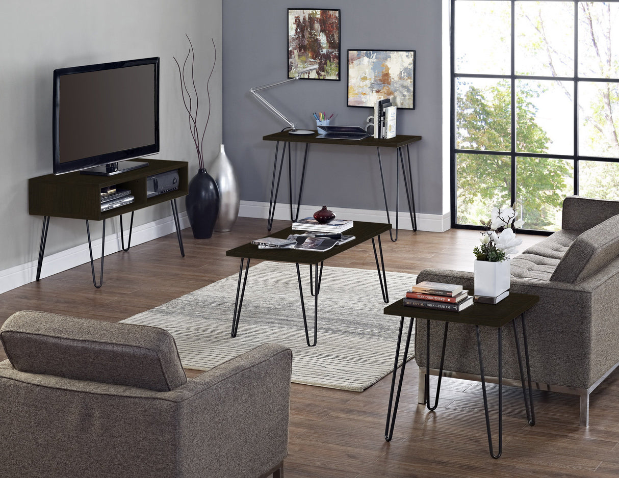 Dorel Home Owen Range Retro Coffee Table in Espresso