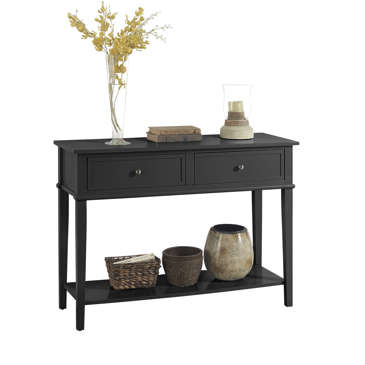 Dorel Home Franklin Range Console Table in Black
