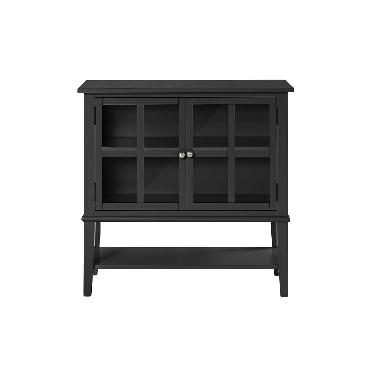 Dorel Home Franklin Range Storage Cabinet in Black