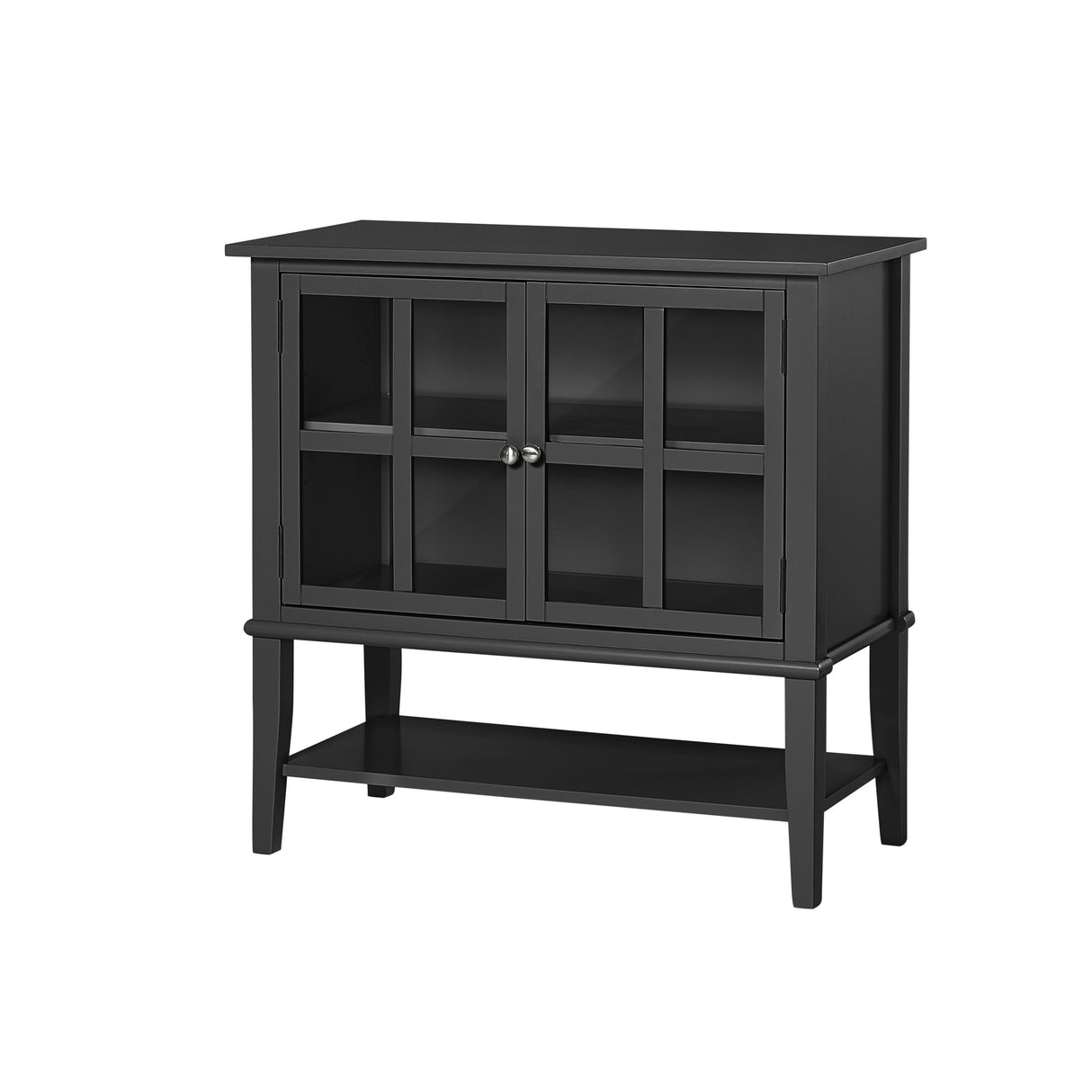 Dorel Home Franklin Range Storage Cabinet in Black