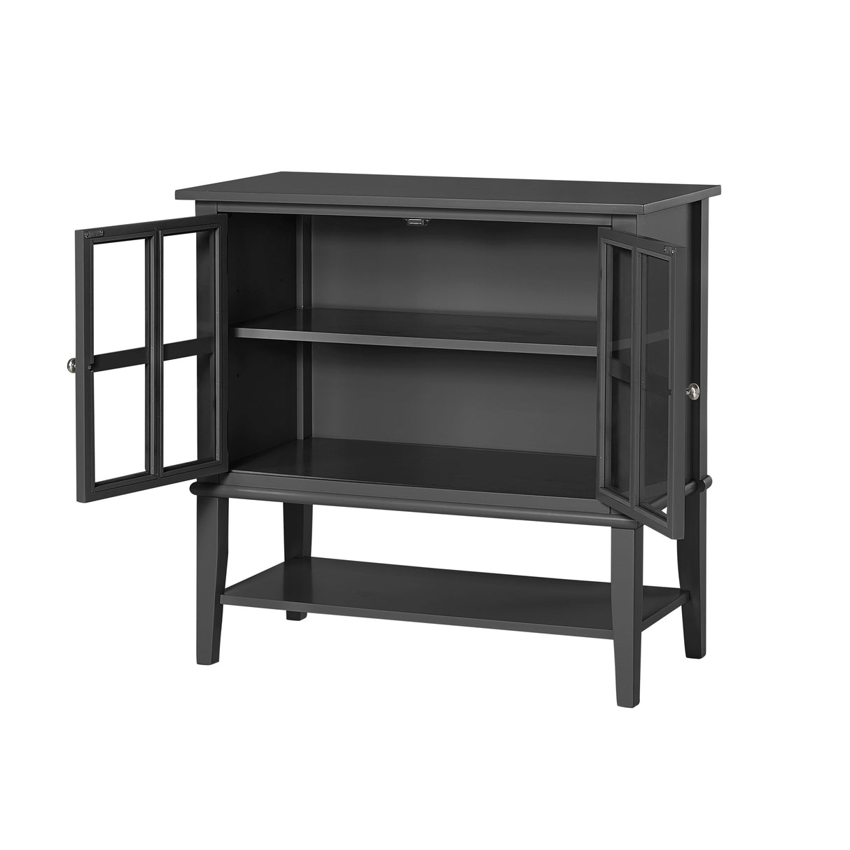 Dorel Home Franklin Range Storage Cabinet in Black