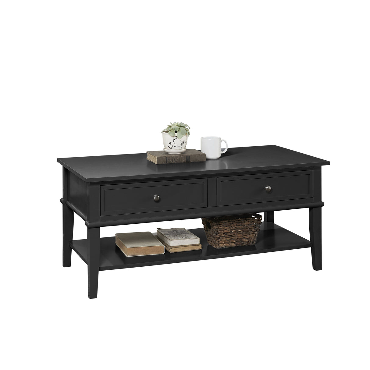 Dorel Home Franklin Range Coffee Table in Black