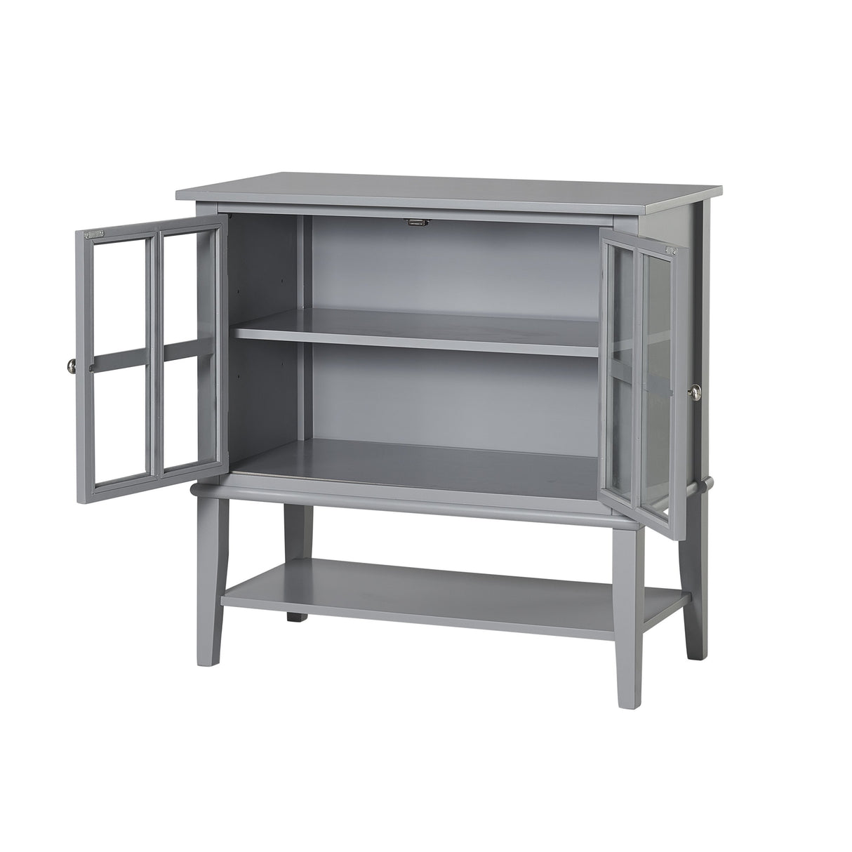 Dorel Home Franklin Range Storage Cabinet in Grey