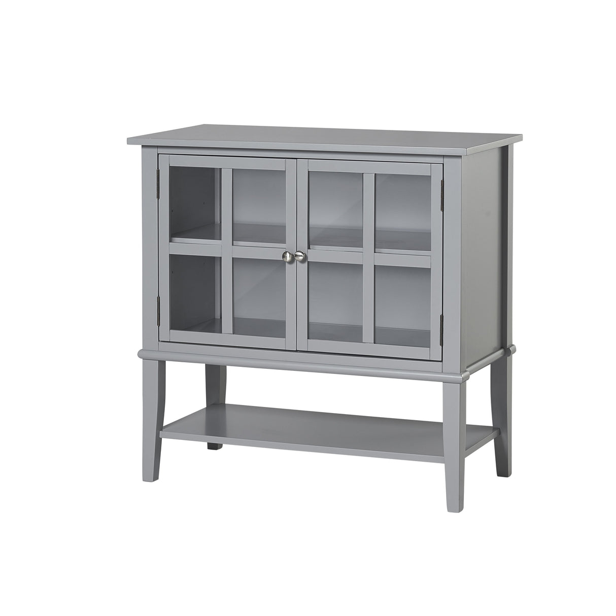 Dorel Home Franklin Range Storage Cabinet in Grey
