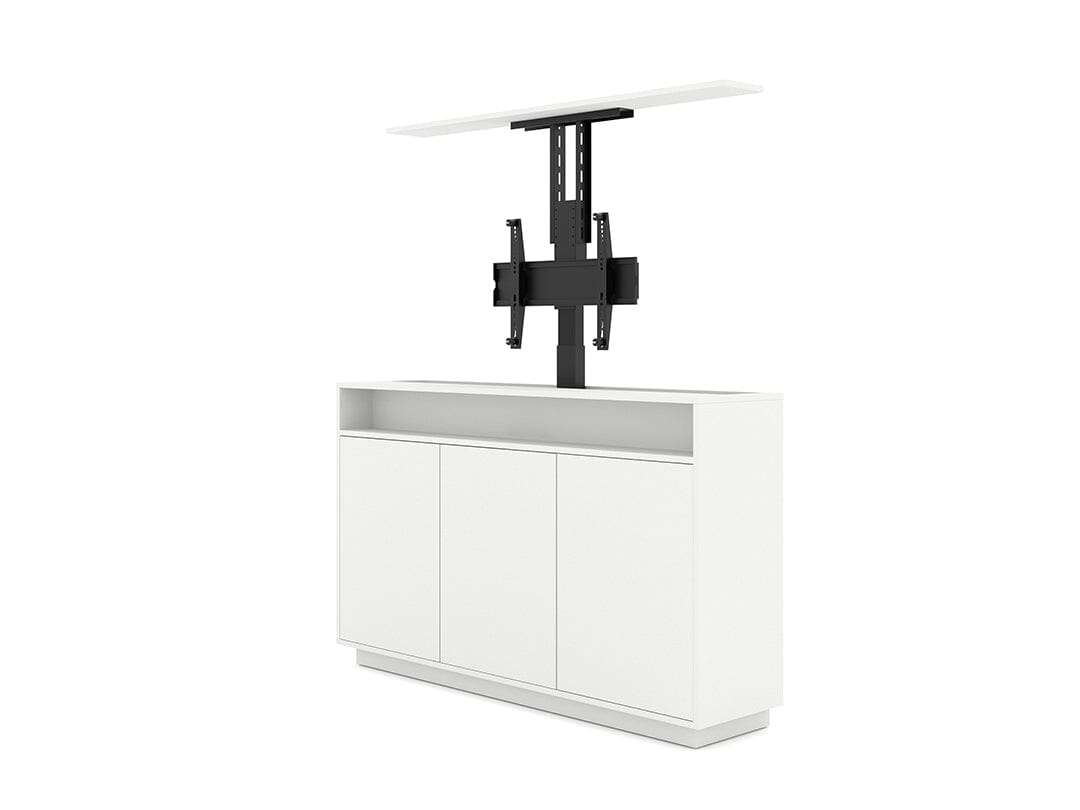 Multibrackets White TV Lift Cabinet for screens up to 65"