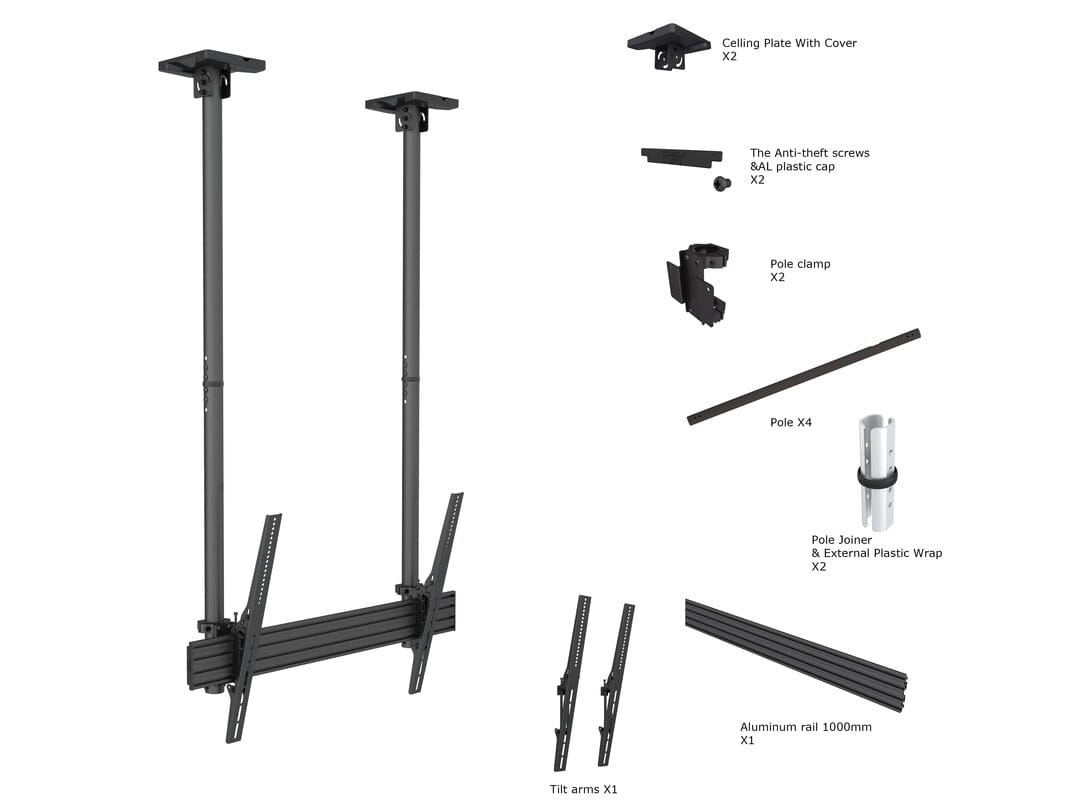 Multibrackets Heavy Duty M Ceiling Mount Pro MBC1USD