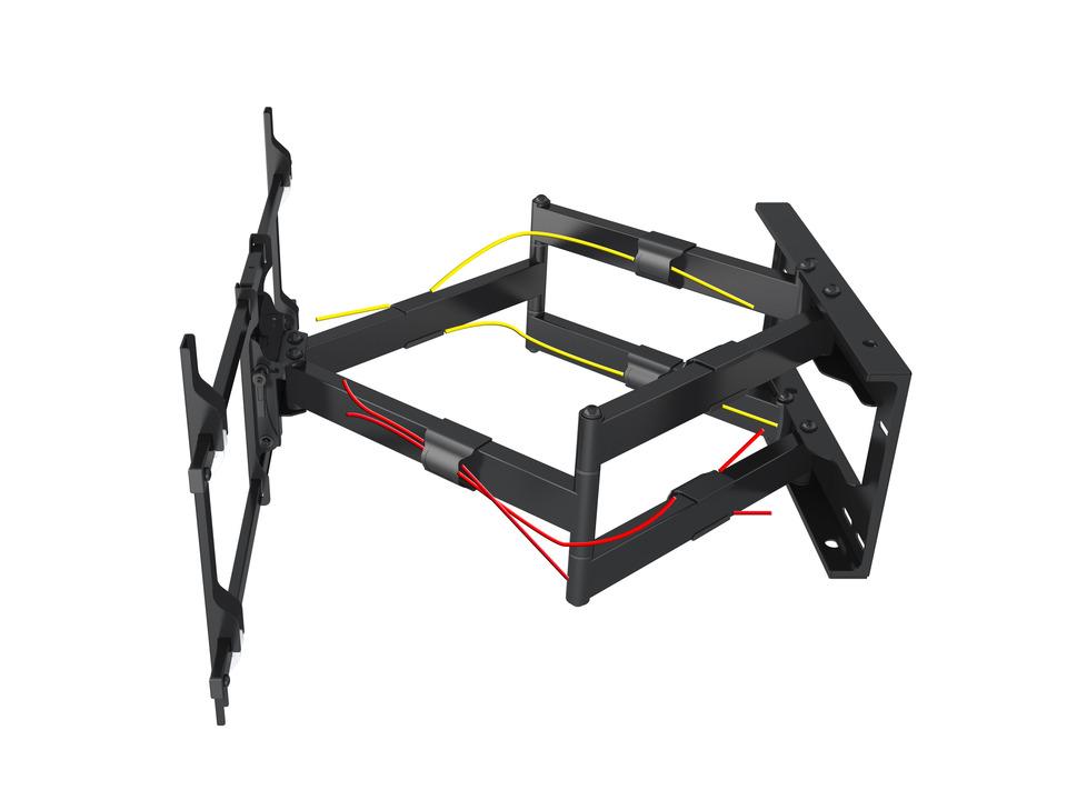 Multibrackets M Universal Long Reach TV Wall Bracket Arm 910mm in Black