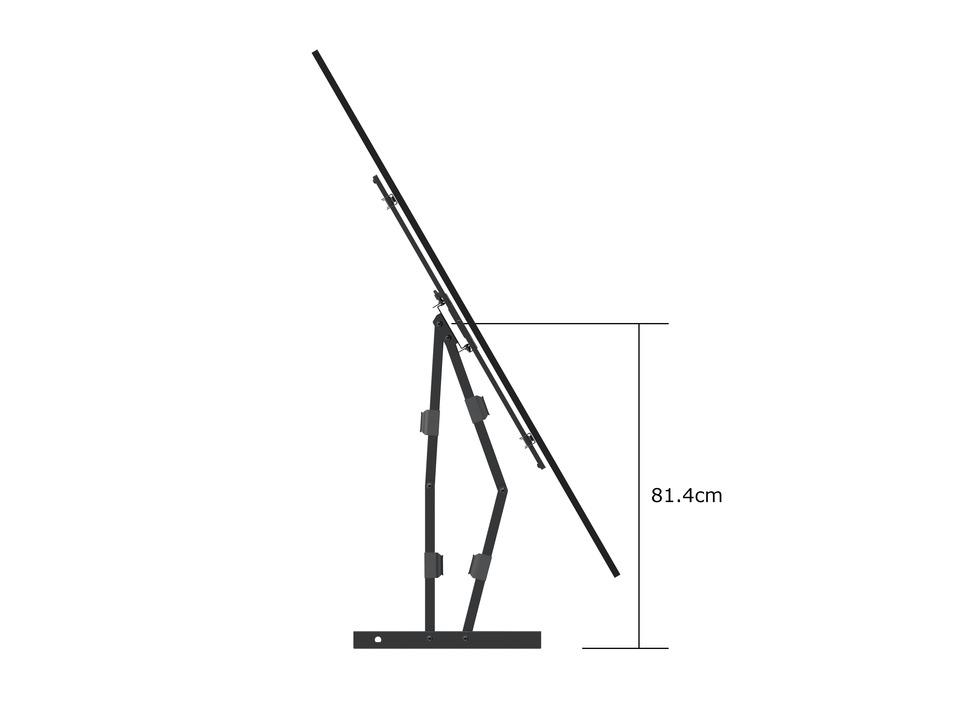 Multibrackets M Universal Long Reach TV Wall Bracket Arm 910mm in Black