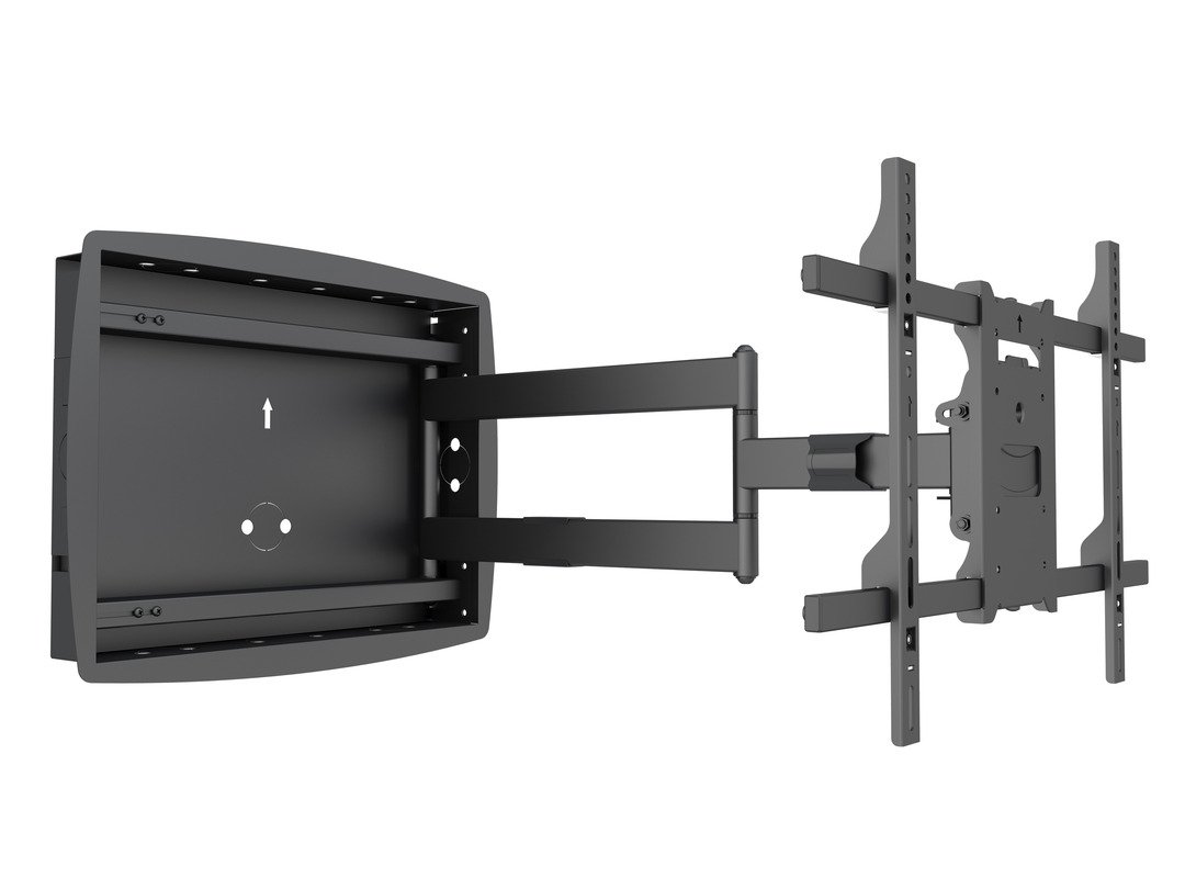 Multibrackets Recessed Full Motion TV Bracket for TVs up to 80 inch