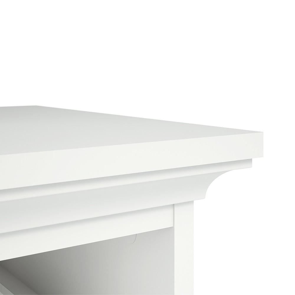 Furniture To Go Paris Bedside Cabinet in White (701703024949)