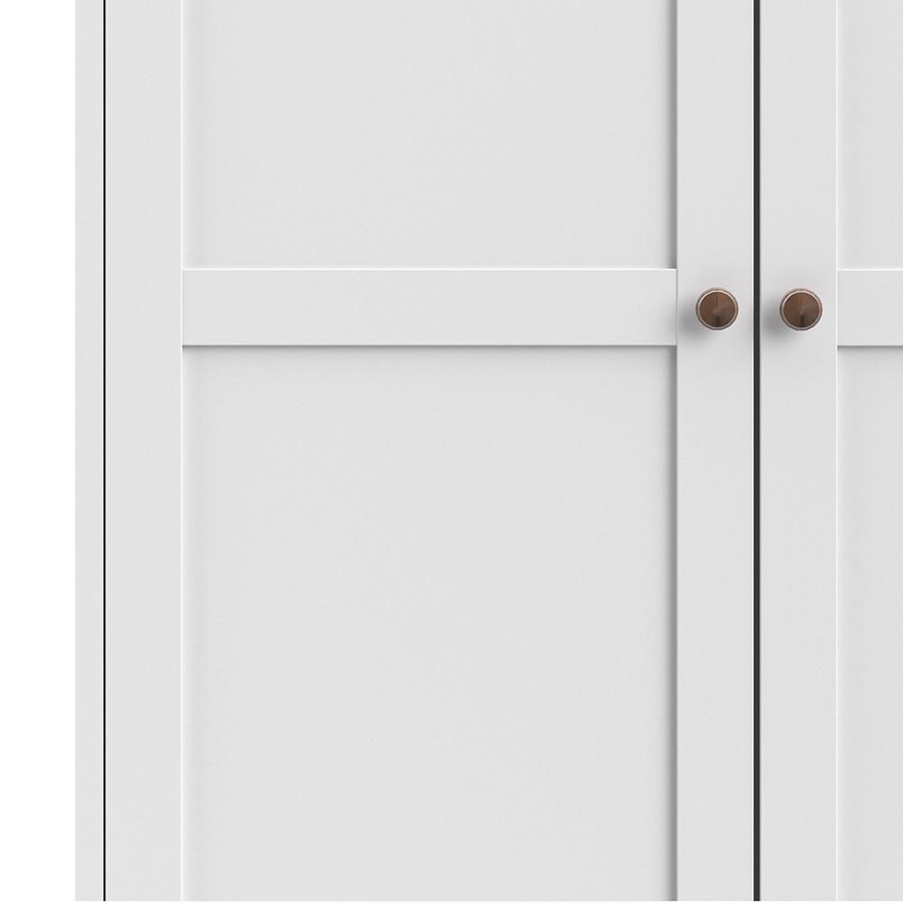 Furniture To Go Paris 2 Door Wardrobe in White (7017535249)
