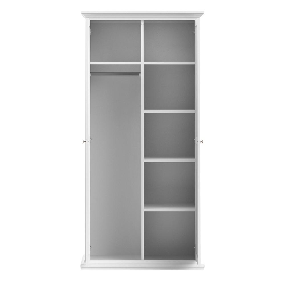 Furniture To Go Paris 2 Door Wardrobe in White (7017535249)