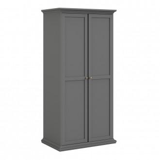 Furniture To Go Paris 2 Door Wardrobe in Matt Grey (70175352IG)