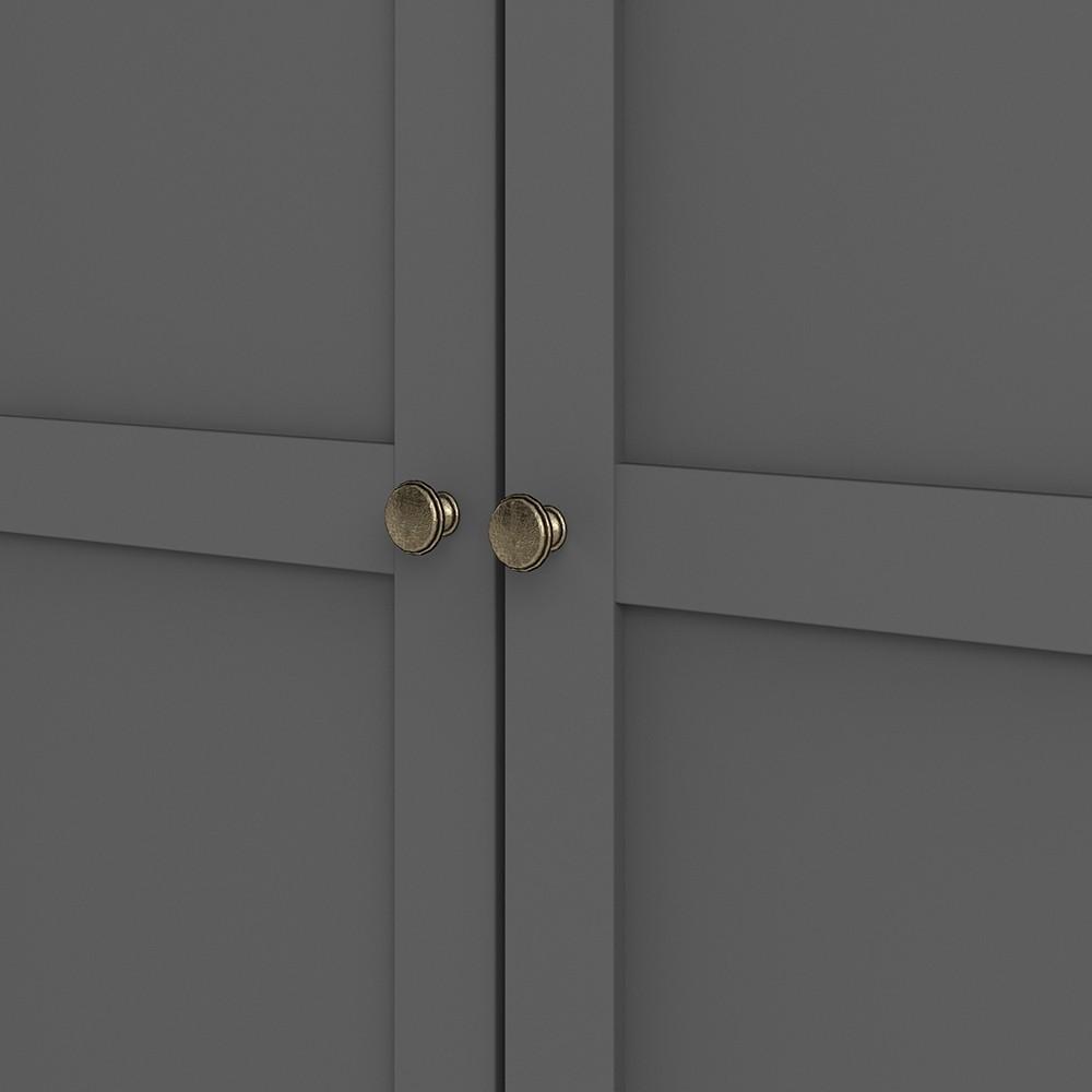 Furniture To Go Paris 2 Door Wardrobe in Matt Grey (70175352IG)
