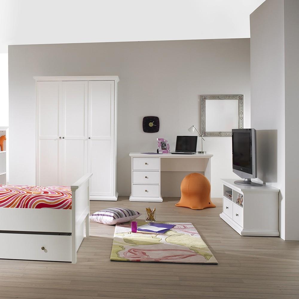 Furniture To Go Paris 3 Door Wardrobe in White (7017535349)