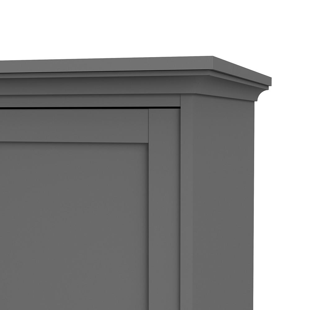 Furniture To Go Paris 3 Door Wardrobe in Matt Grey (70175353IG)