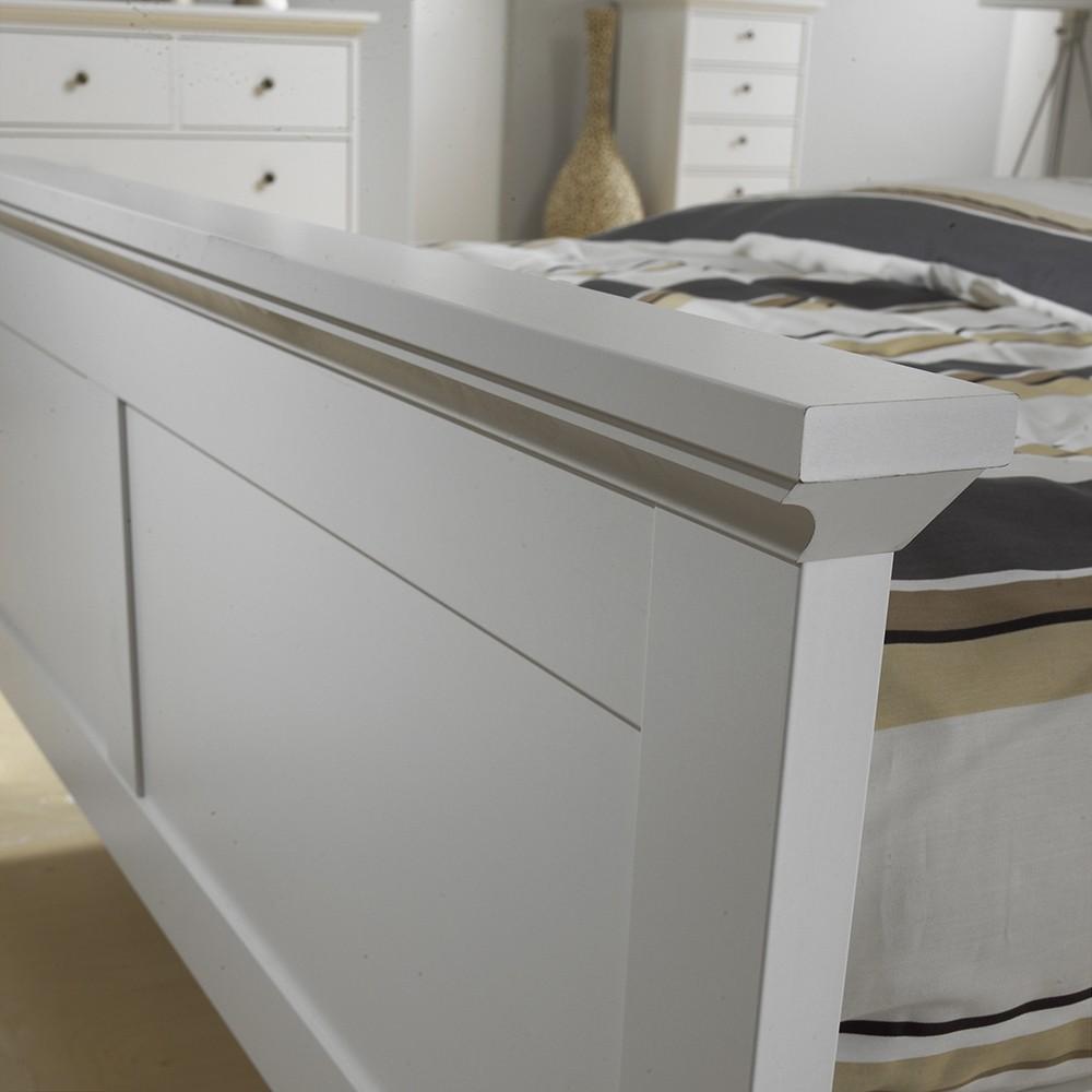 Furniture To Go Paris Double Bed in White (7017670149)