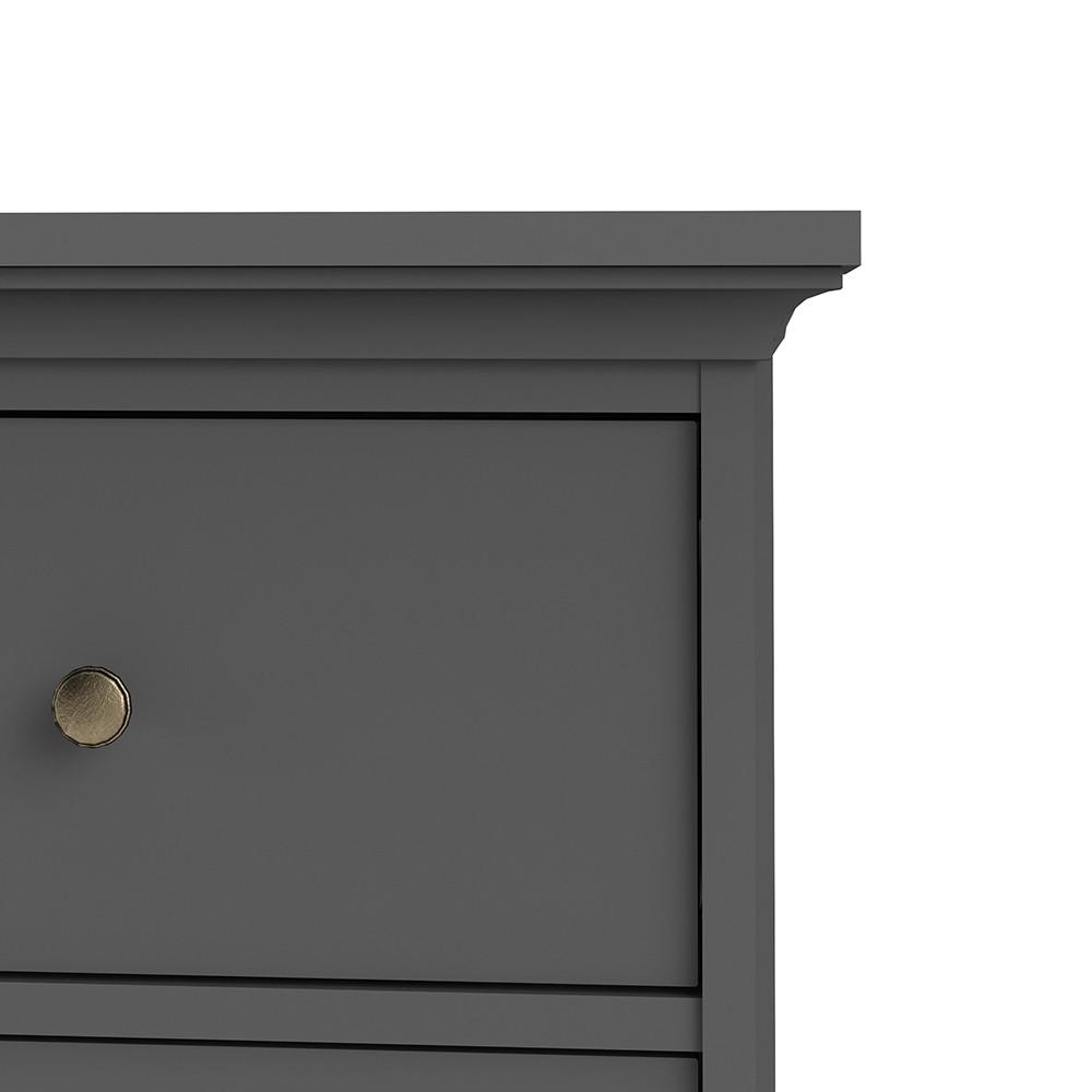 Furniture To Go Paris 4-Drawer Chest in Matt Grey (70176716IGIG)