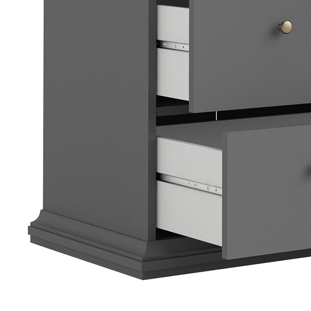 Furniture To Go Paris 6-Drawer Chest in Matt Grey (70176718IGIG)