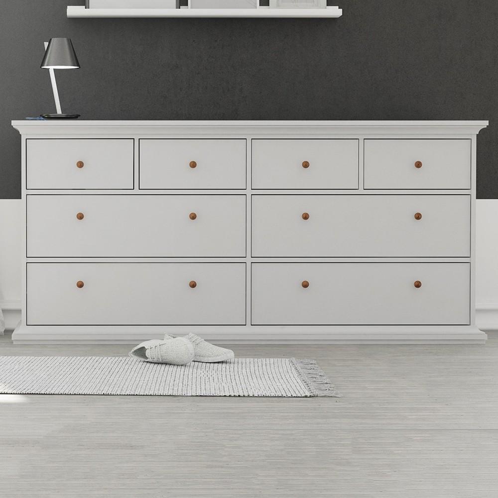 Furniture To Go Paris 8-Drawer Chest in White (701767194949)