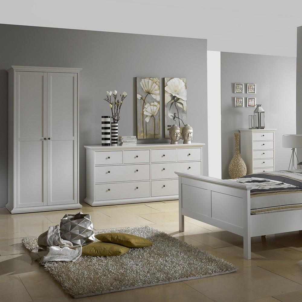 Furniture To Go Paris 8-Drawer Chest in White (701767194949)