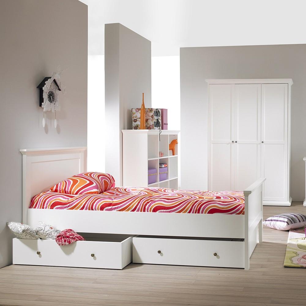 Furniture To Go Paris Under-Bed Storage Drawer for Single Bed in White (7017780549)