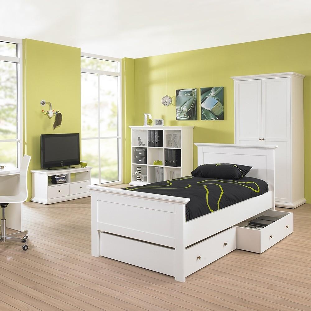 Furniture To Go Paris Under-Bed Storage Drawer for Single Bed in White (7017780549)