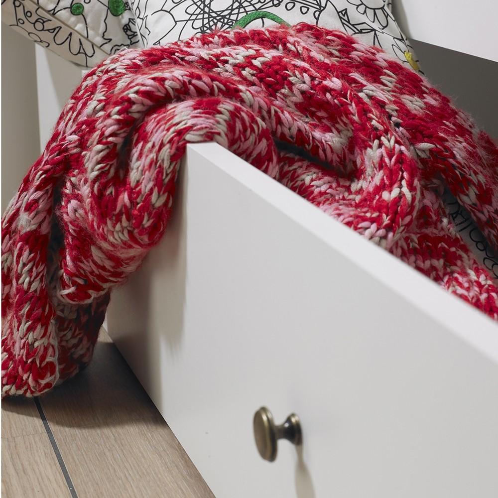 Furniture To Go Paris Under-Bed Storage Drawer for Single Bed in White (7017780549)