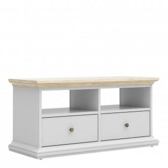 Furniture To Go Paris TV Stand in Oak and White (7017781249AK)