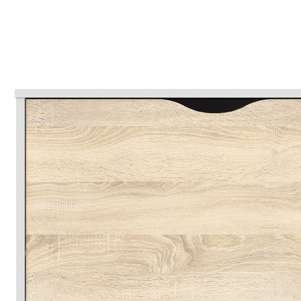 Furniture To Go Oslo TV Stand in White and Oak (7047538349AK)