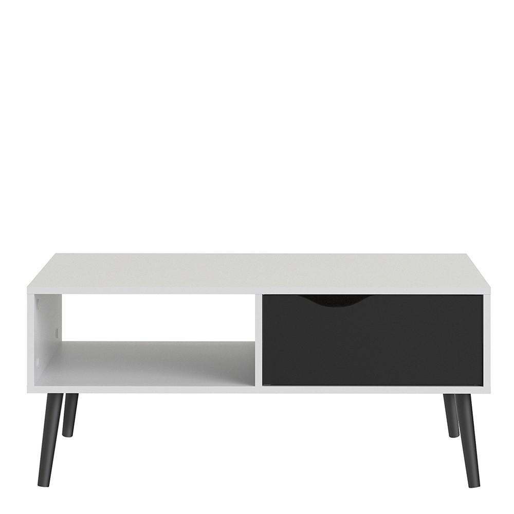 Furniture To Go Oslo Coffee Table in White and Black (7047538449GM)