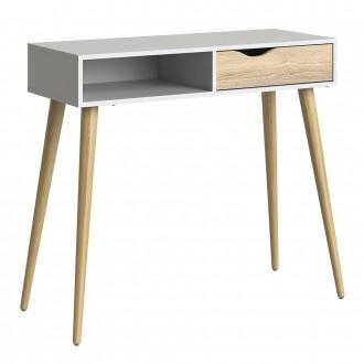 Furniture To Go Oslo Console Table in White and Oak (7047538849AK)