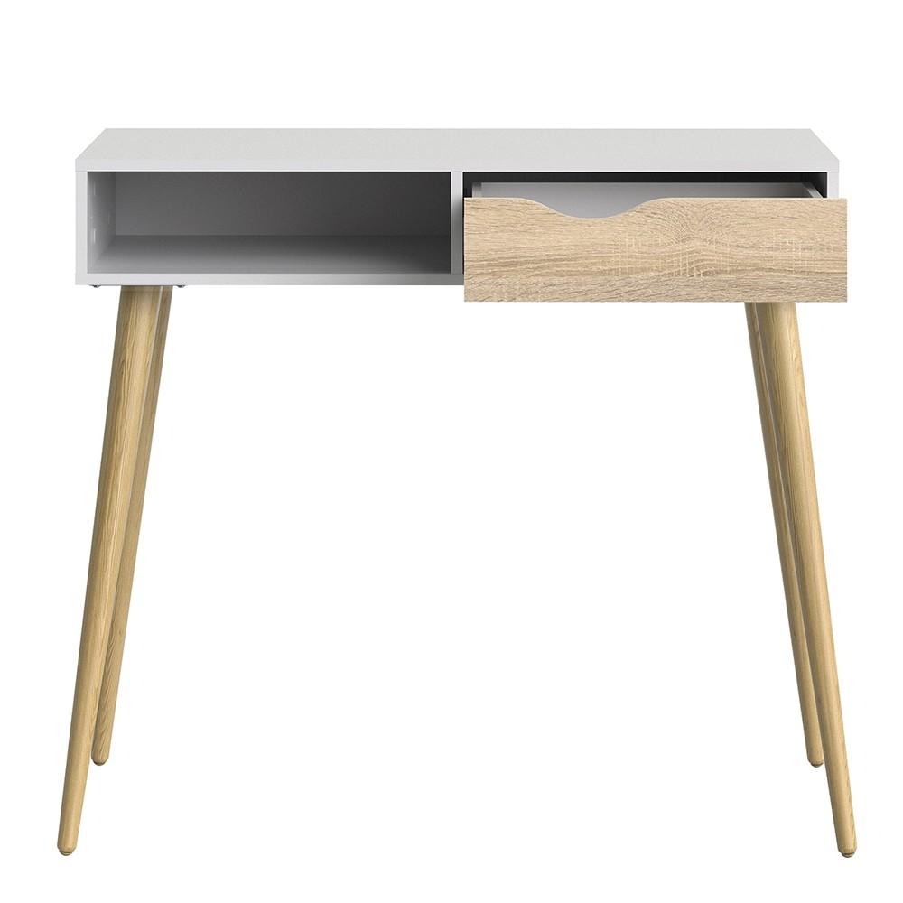 Furniture To Go Oslo Console Table in White and Oak (7047538849AK)