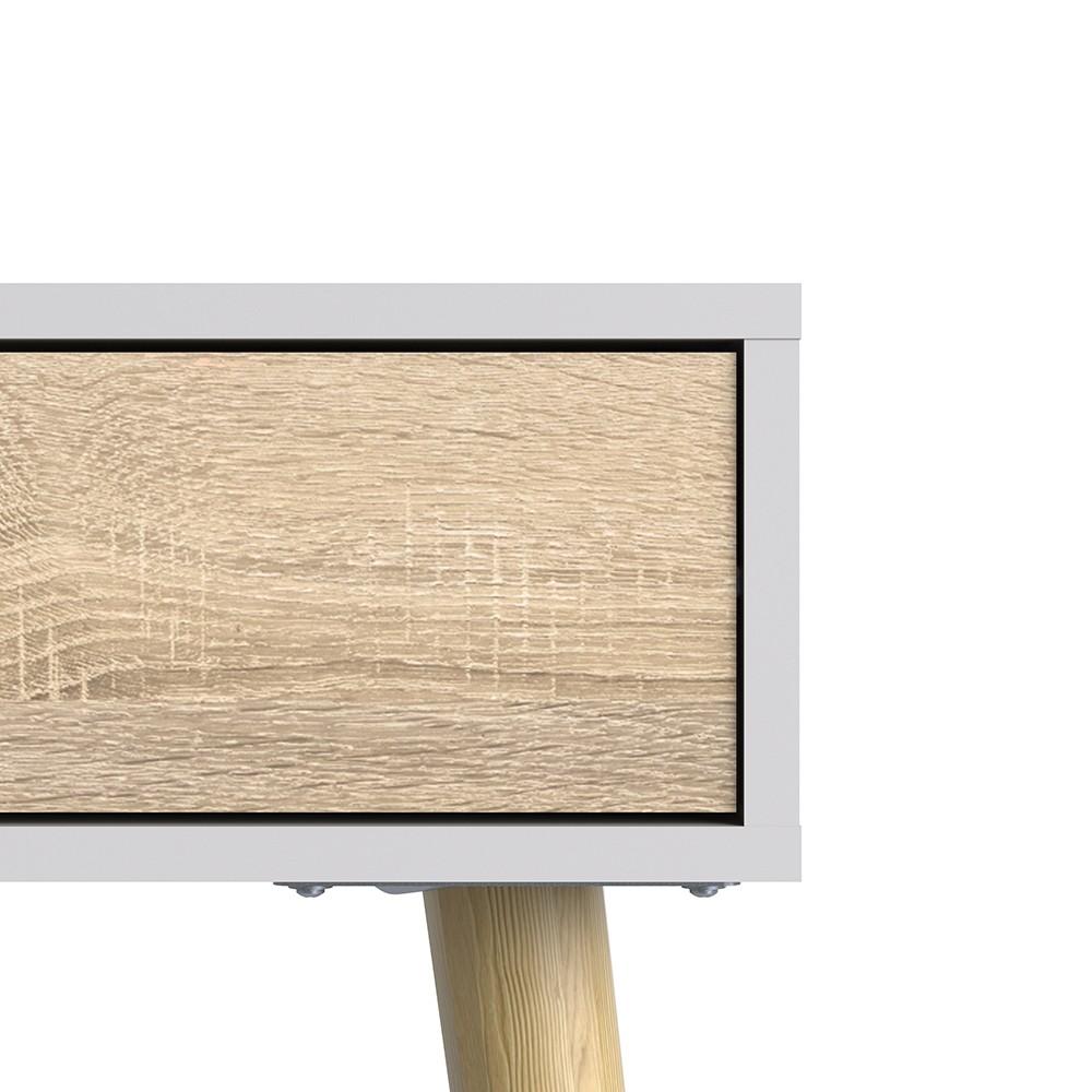Furniture To Go Oslo Console Table in White and Oak (7047538849AK)