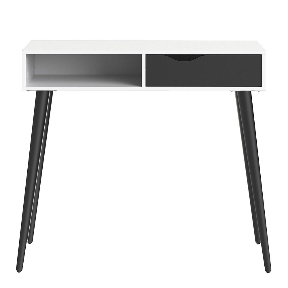 Furniture To Go Oslo Console Table in White and Black (7047538849GM)