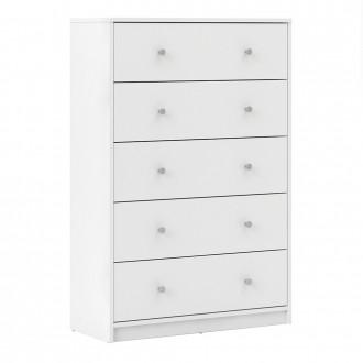 Furniture To Go May 5-Drawer Chest in White (708703294949)