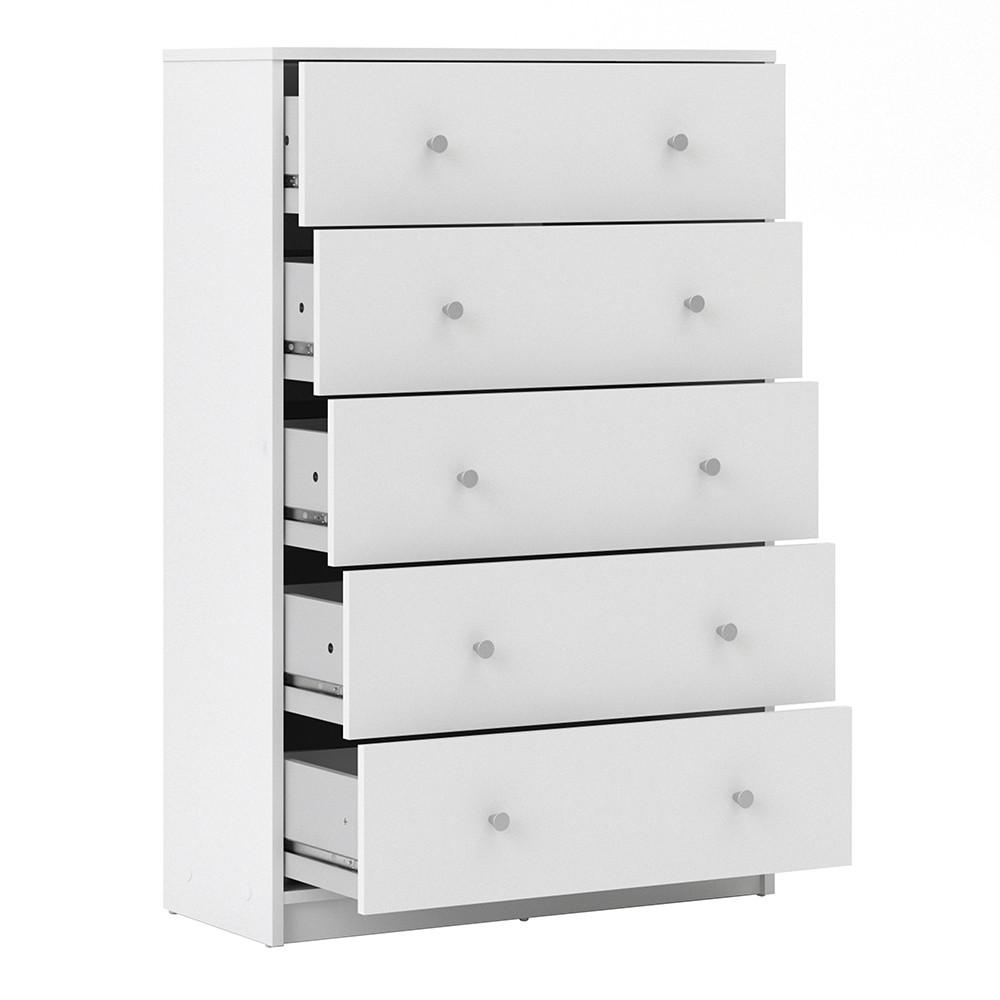 Furniture To Go May 5-Drawer Chest in White (708703294949)