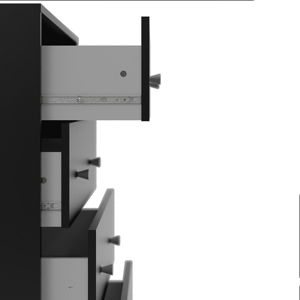 Furniture To Go May 5-Drawer Chest in Black (708703298686)