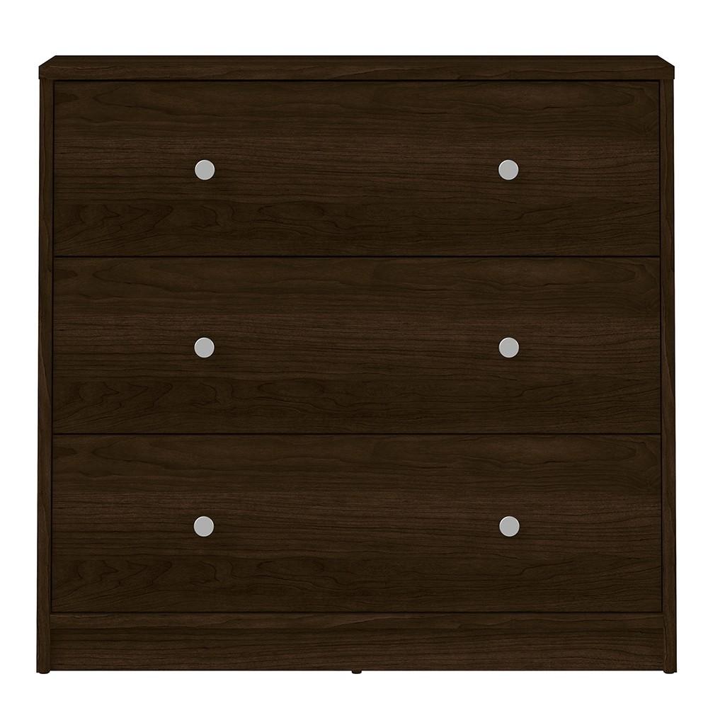 Furniture To Go May 3-Drawer Chest in Dark Walnut (7087033220)