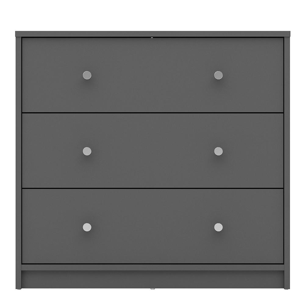 Furniture To Go May 3-Drawer Chest in Grey (70870332CN)